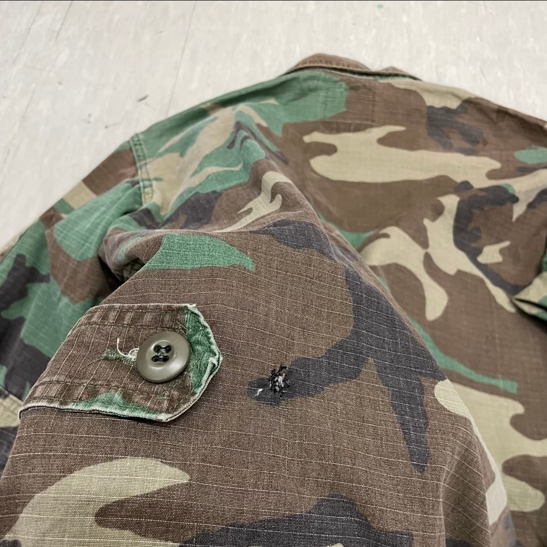 80s US 미군 밀리터리 오리지널 BDU 자켓 S V11 상품이미지6