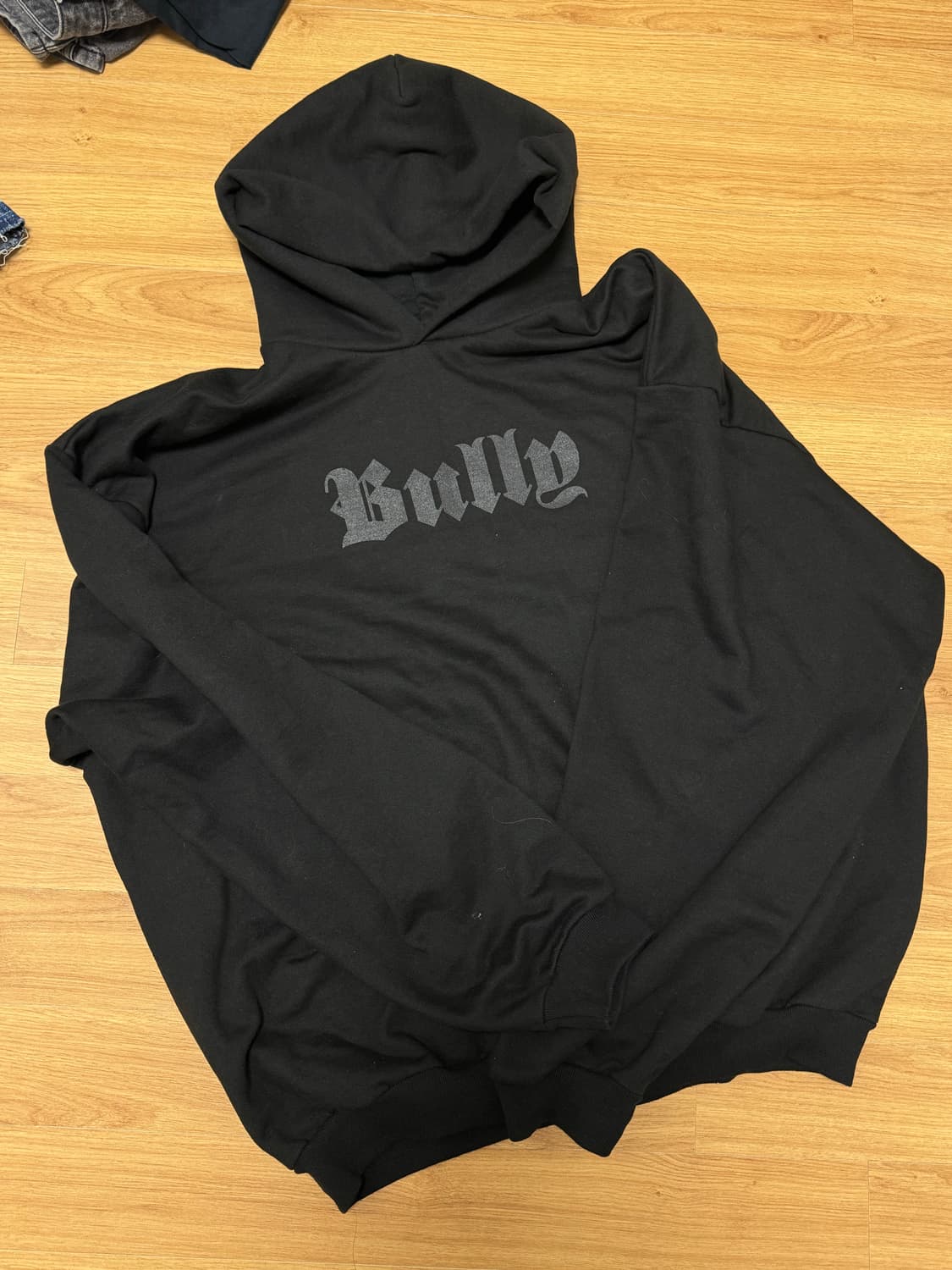 이지 불리 HD-01 후드 블랙 2사이즈 상품이미지2