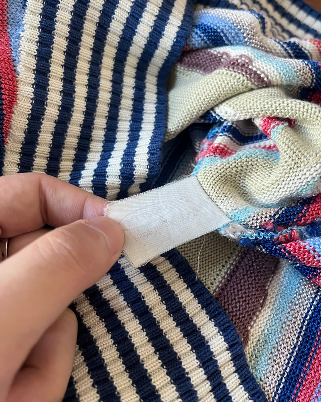 1990s MISSONI Italy Multi Color PK Knit 상품이미지7