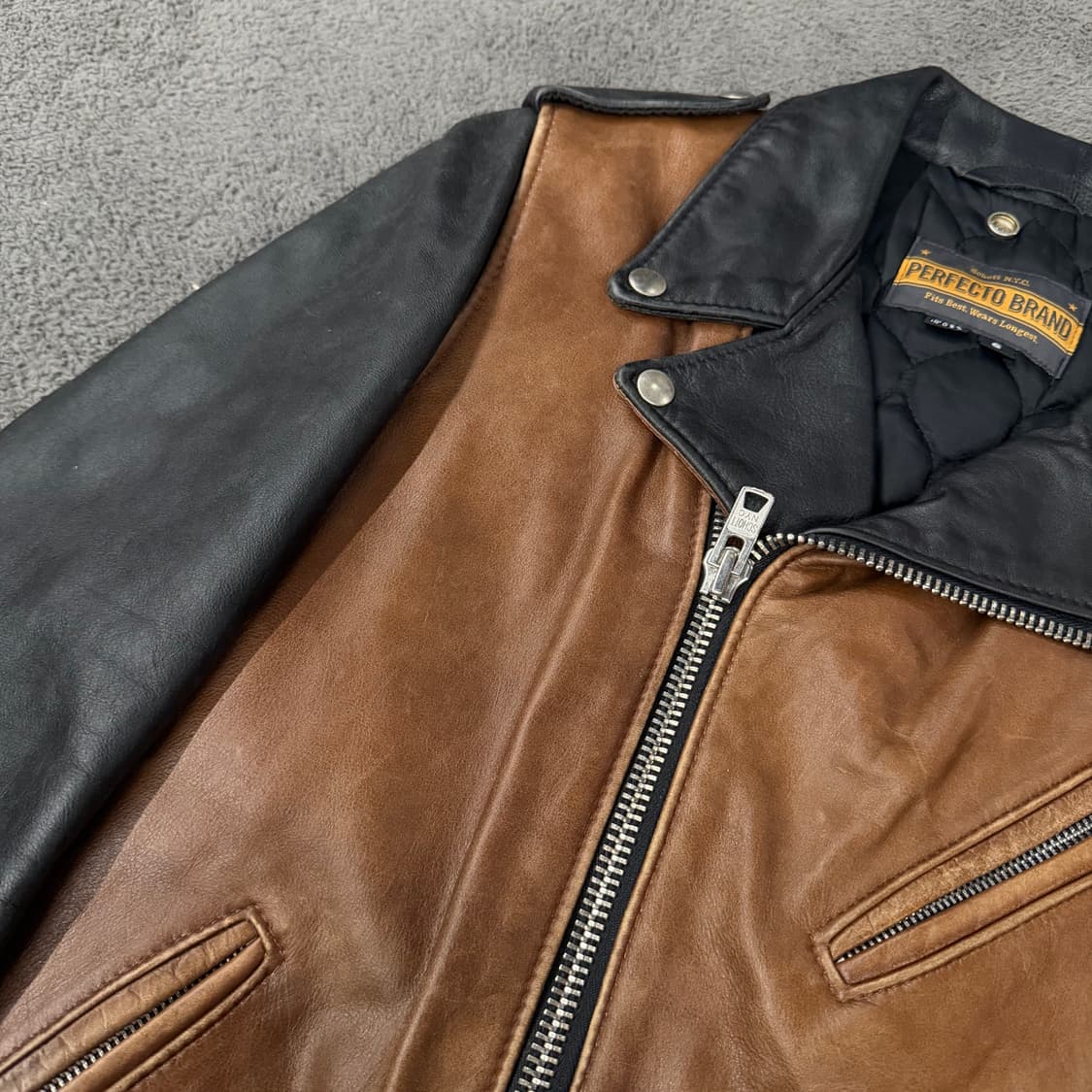 [ 정품/S ] schott 빈티지 모터사이클 라이더 가죽 자켓 상품이미지8
