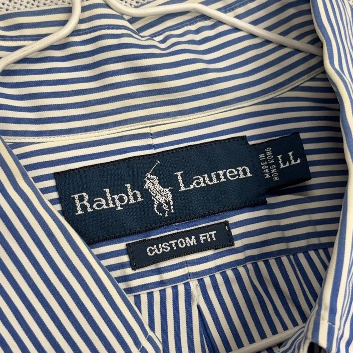 폴로 랄프로렌 커스텀핏 스트라이프 반팔 셔츠 L P00084 상품이미지3