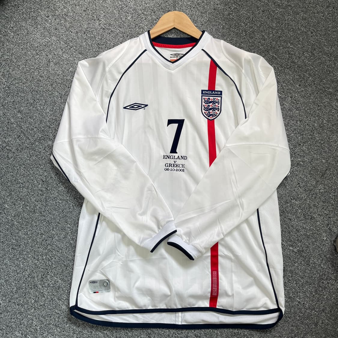 [XL]01-03 잉글랜드 레플 베컴 긴팔 상품이미지1