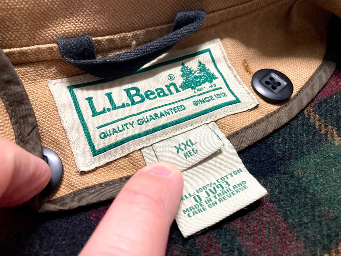 90-00s 엘엘빈 오버핏 오리지널 워크자켓 110-115 상품이미지4