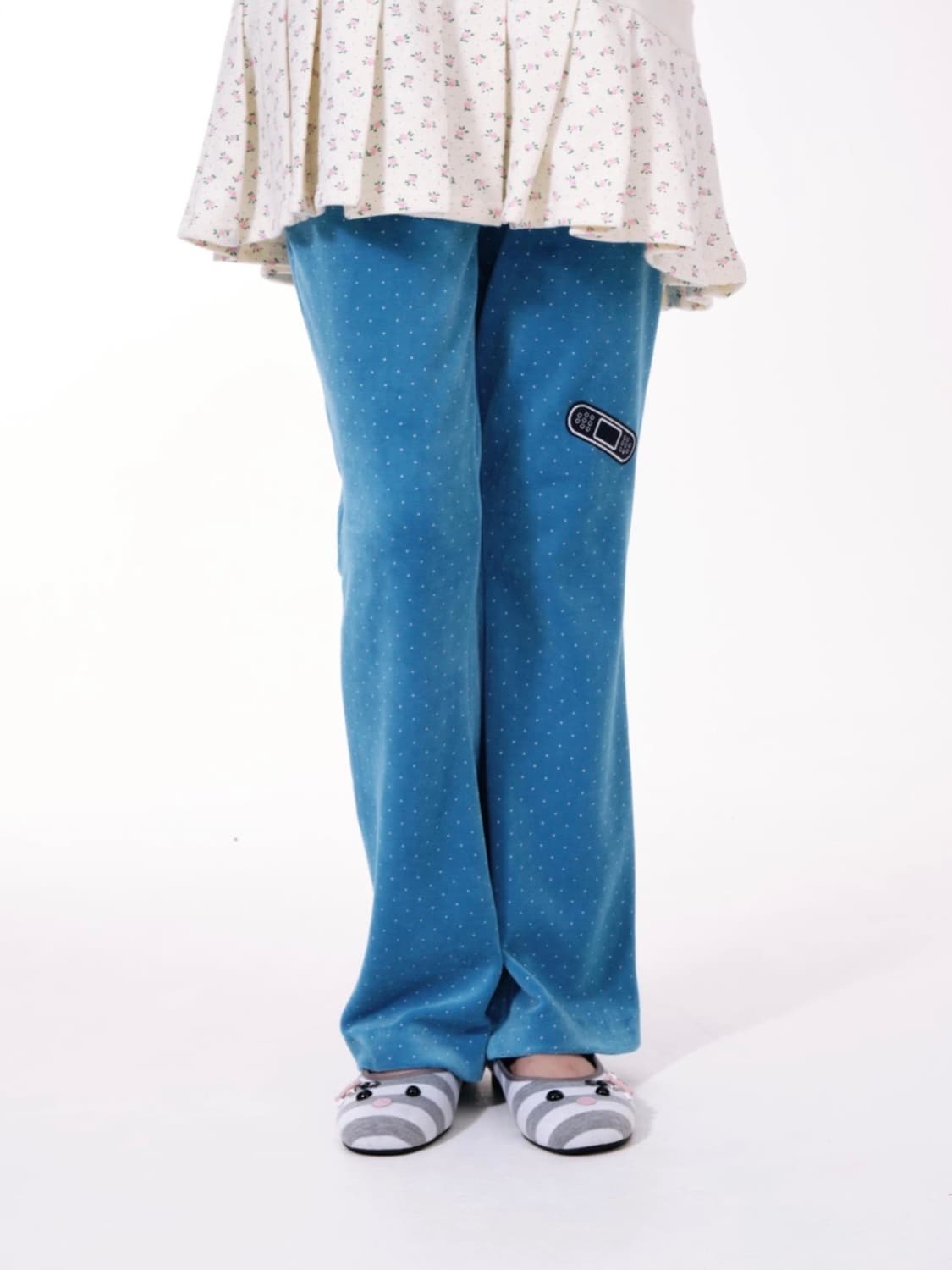 샬롬클럽 도리 팬츠 블루 상품이미지2