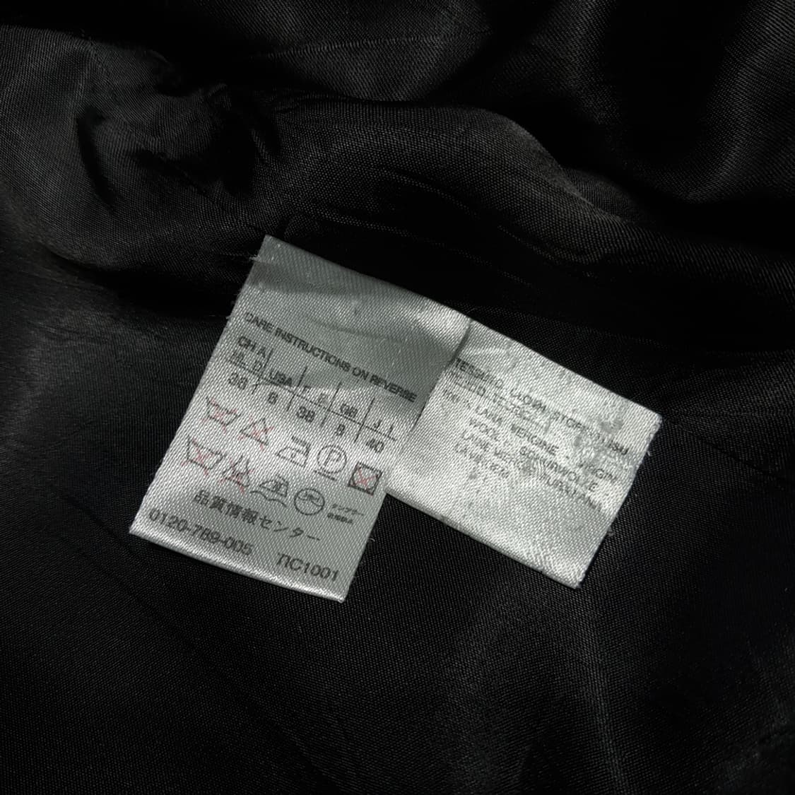 CL081 L 이태리판 막스마라 버진 울 블랙 더블 코트 상품이미지7