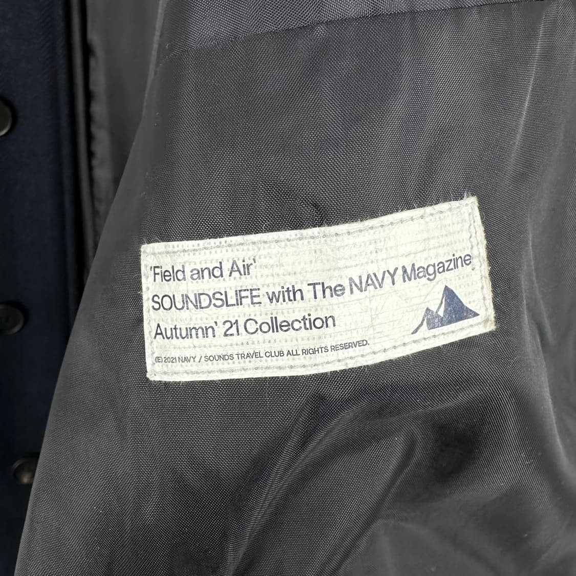 사운즈라이프 발마칸코트 네이비 상품이미지5