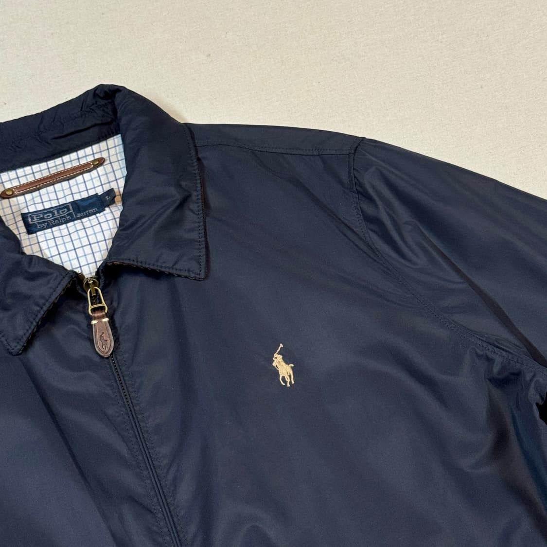 L) 폴로 랄프로렌 네이비 블루종 바람막이 자켓 봄가을용 상품이미지4