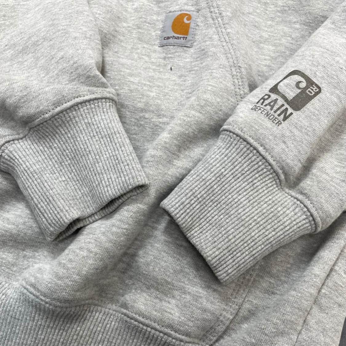 칼하트 Carhartt 그레이 오리지널핏 기모 후드티 M 상품이미지4