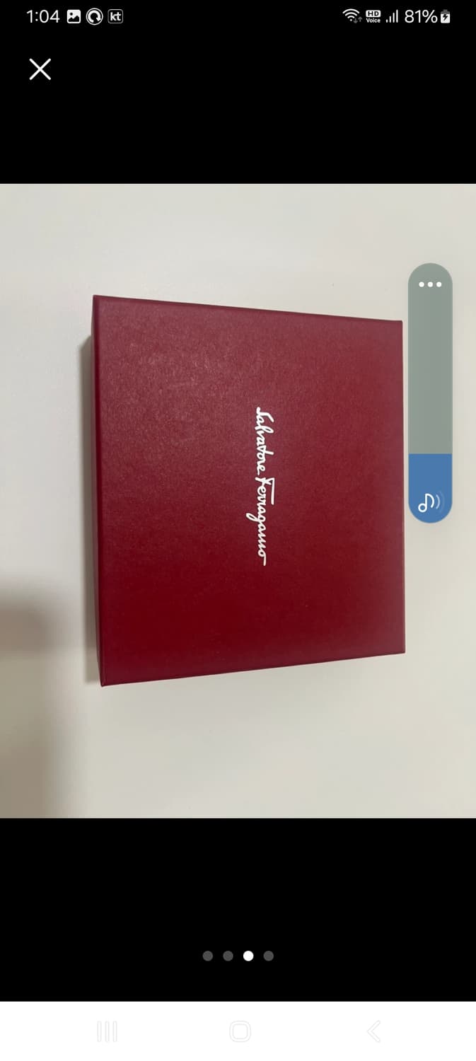 페라가모 간치니 반지갑/새상품 풀구성  상품이미지4