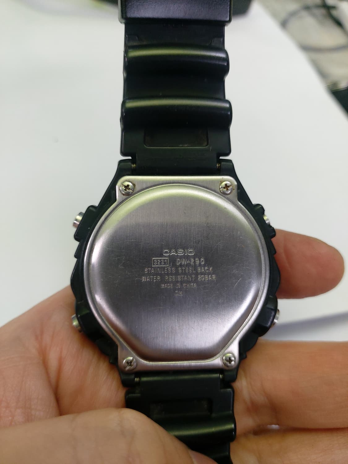 블랙 색상의 카시오 지샥 손목시계 상품이미지3