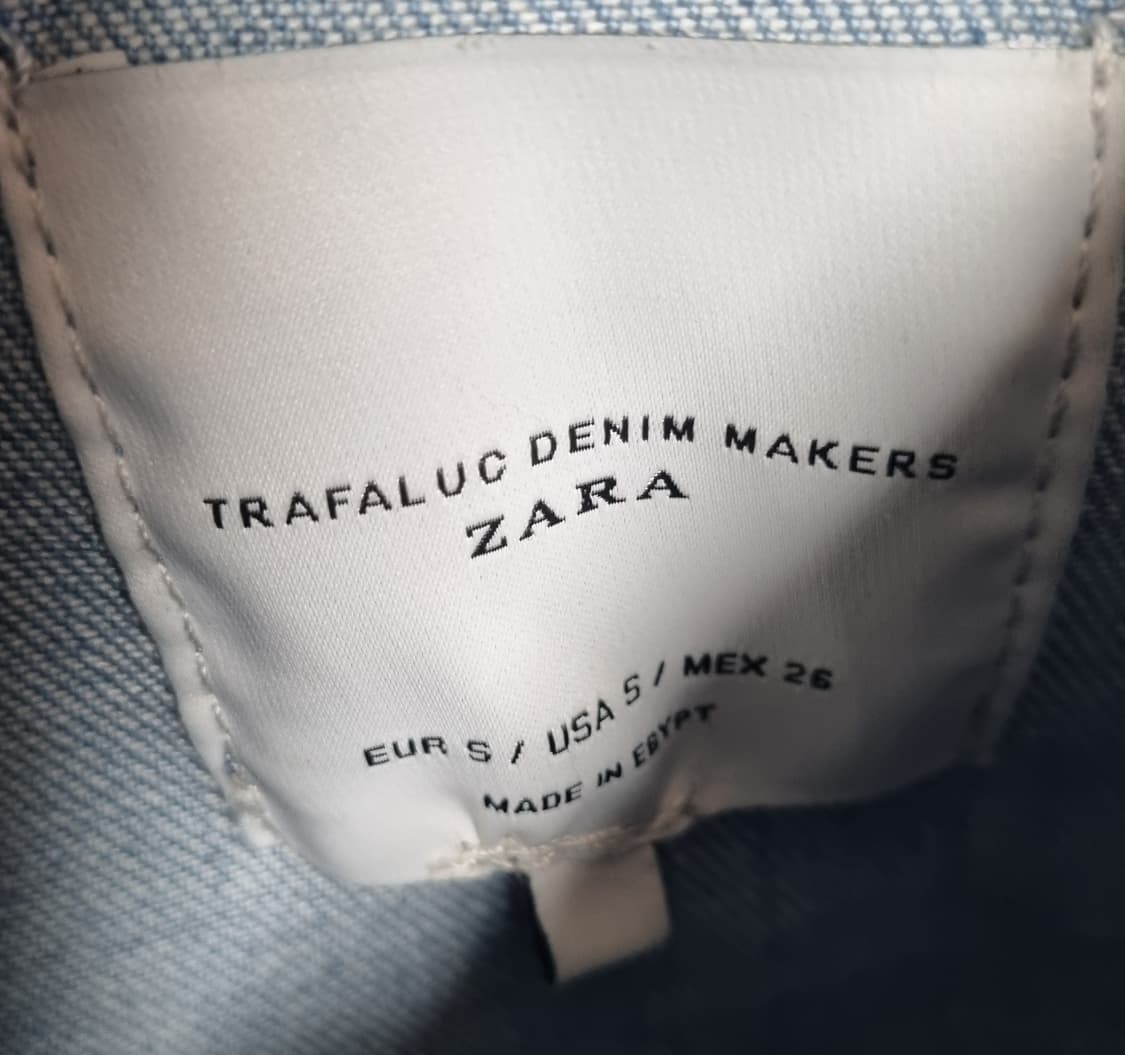 S ) ZARA 자라 데님자켓 청자켓 상품이미지2