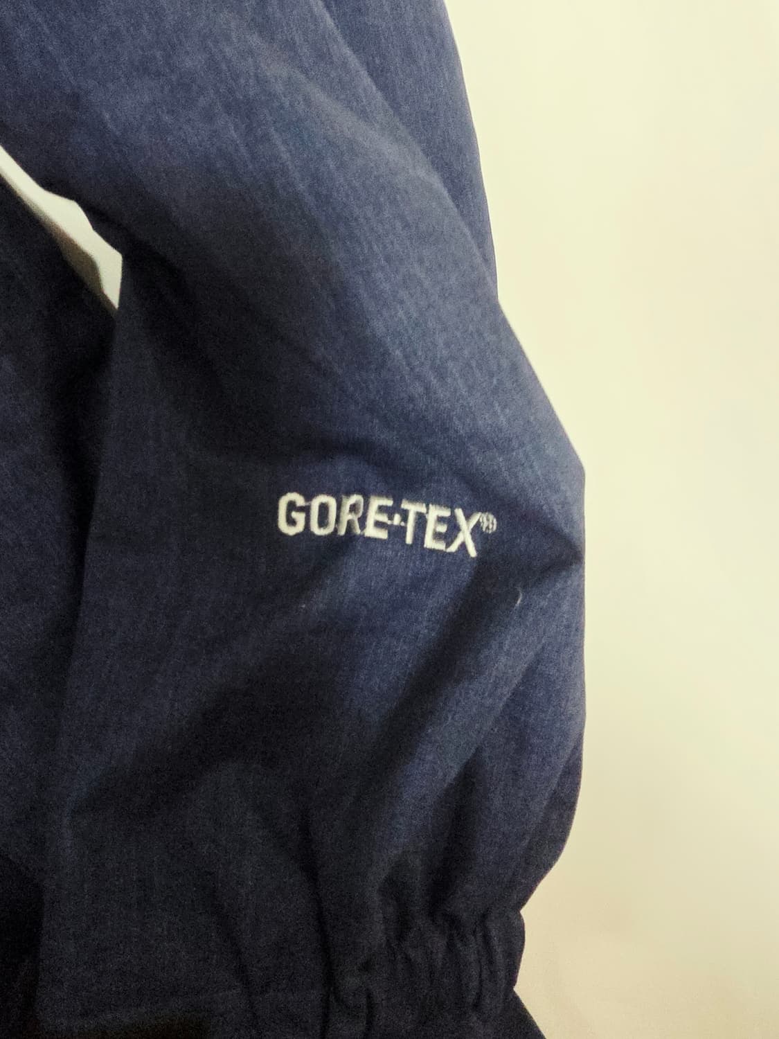 [노스페이스] 고프코어 데님 텍스처 고어텍스 바람막이 자켓 M (실측XL 상품이미지2