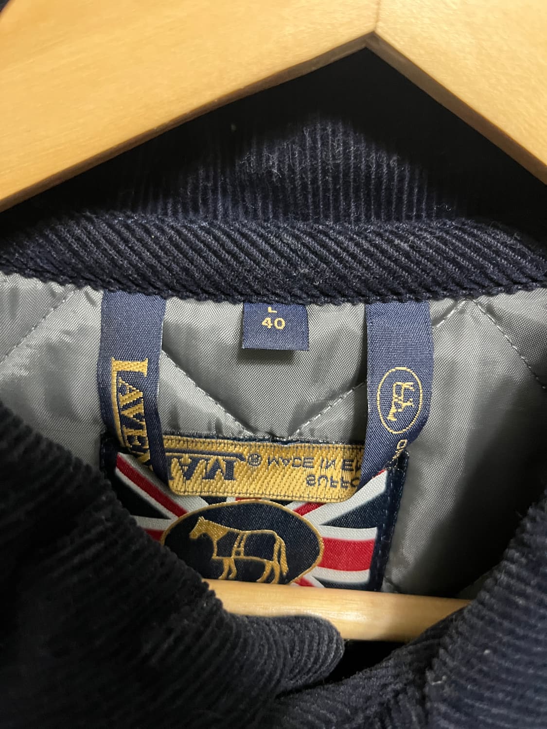 라벤햄 퀼팅자켓 네이비 L 상품이미지4