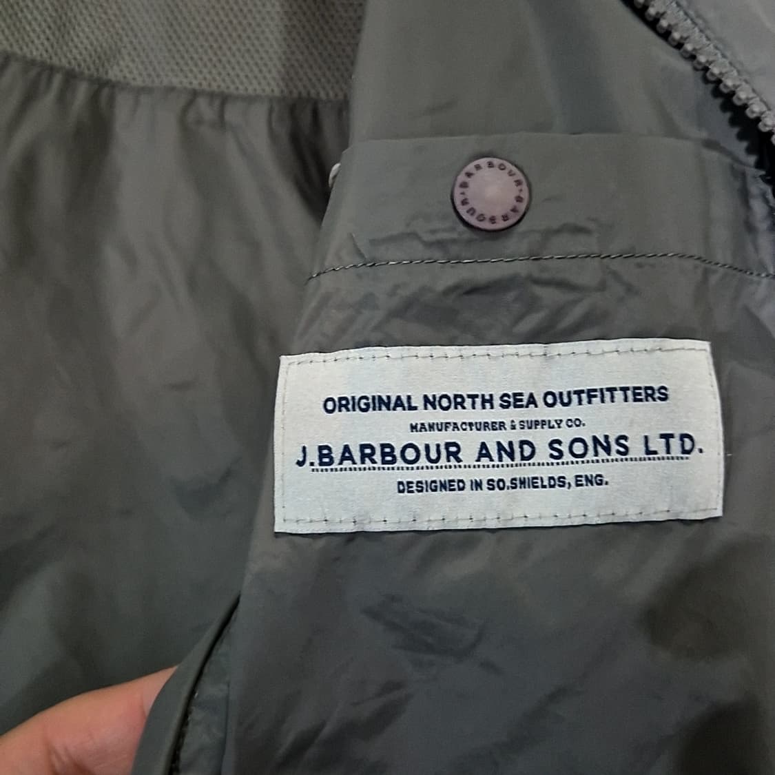 Borbour 바버 폴리쉘 자켓 상품이미지6