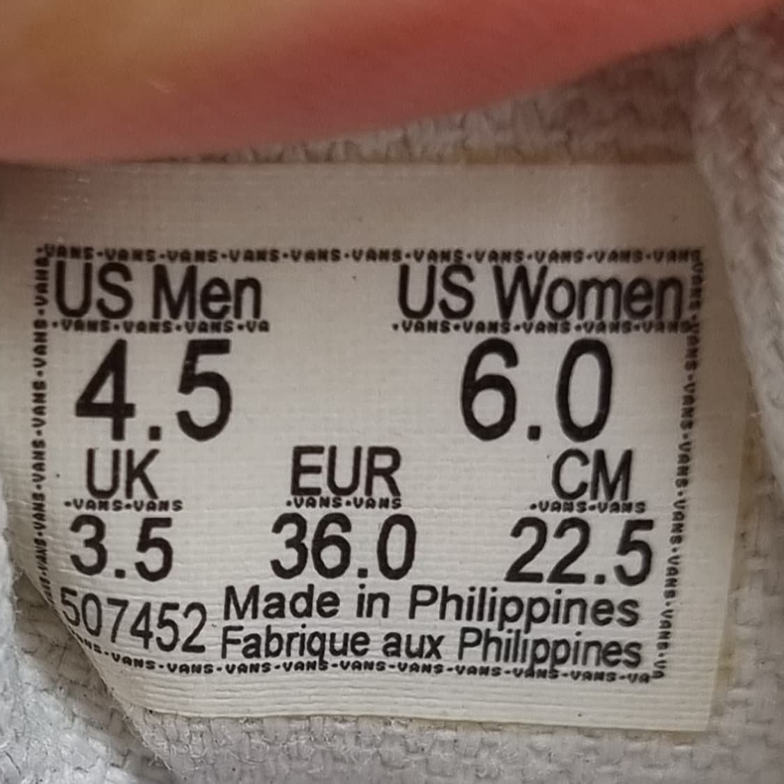 반스 스타일 36 네이비 스니커즈225 상품이미지6