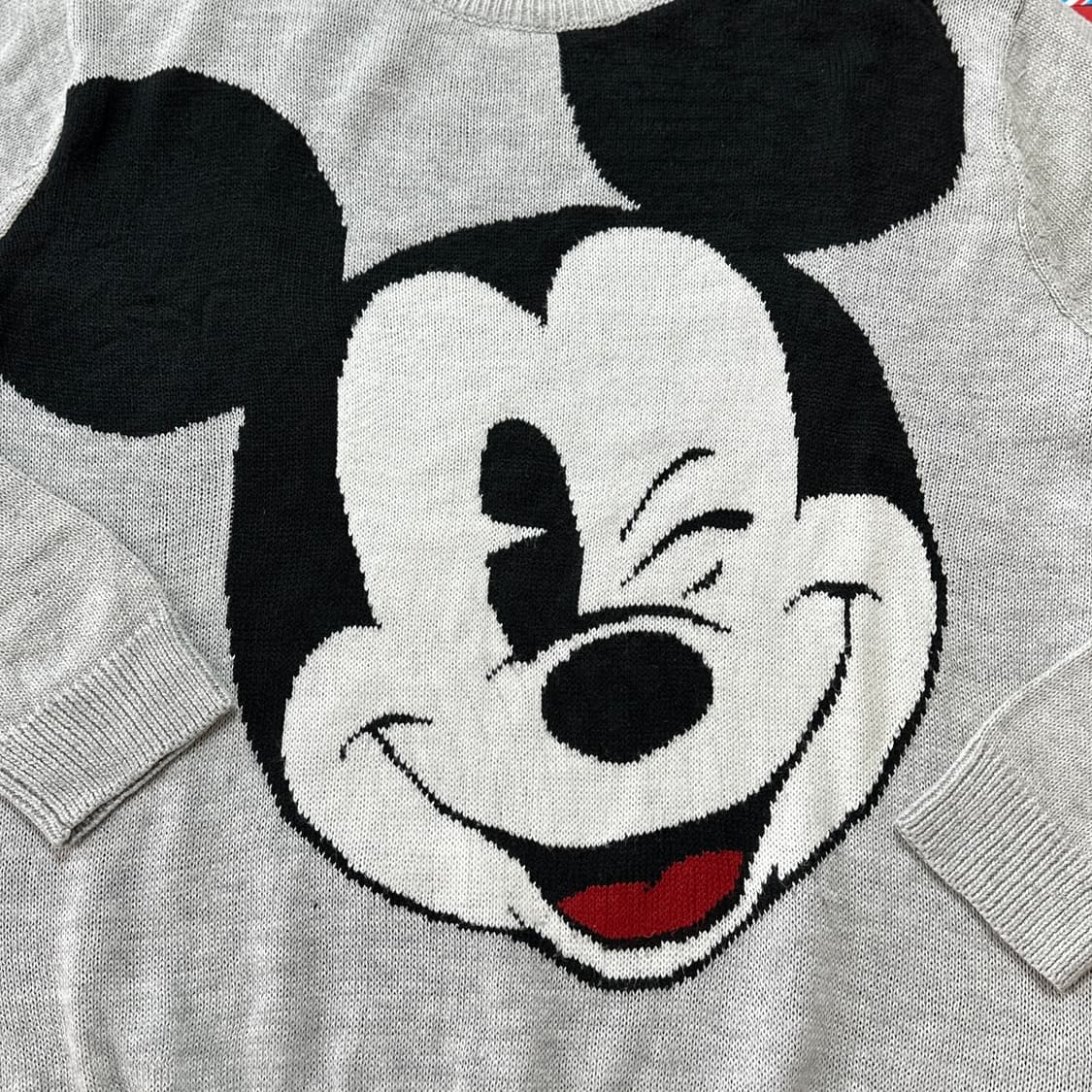 디즈니 미키 마우스 아크릴 니트 스웨터 L 상품이미지3