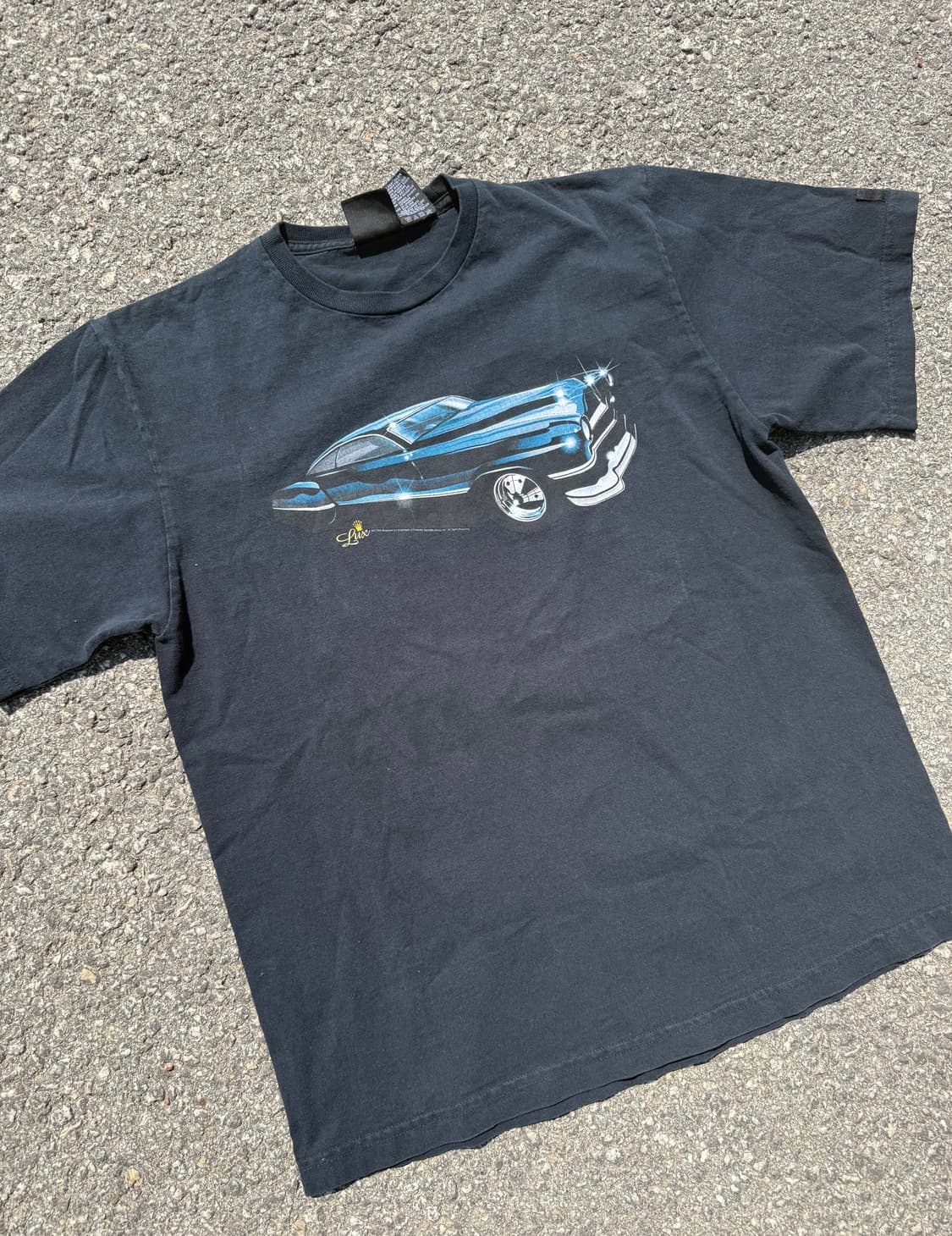 90s Hot rod made in usa old car t shirt 상품이미지3