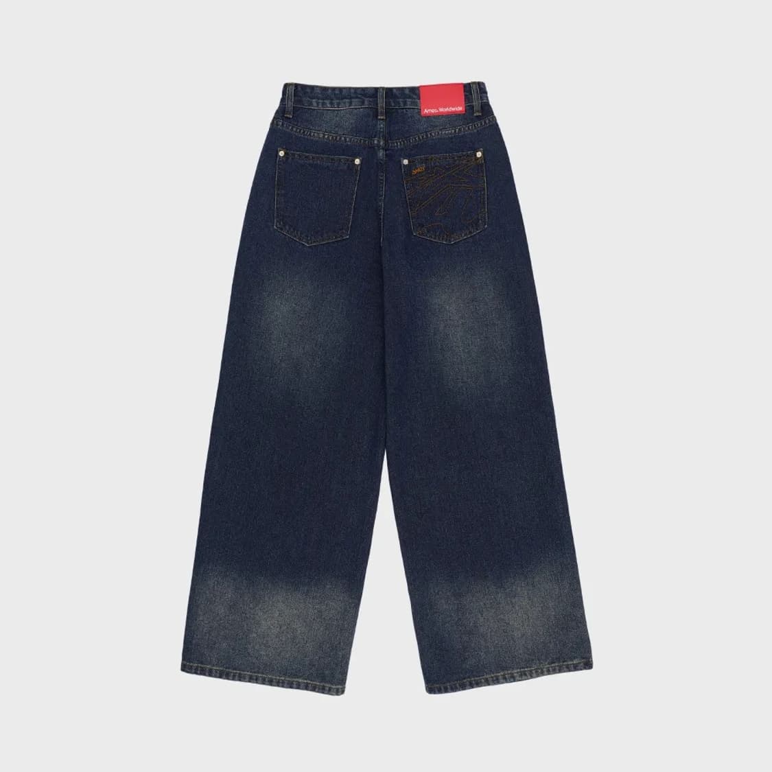 Amesworldwide overfit stitch denim pants 상품이미지2