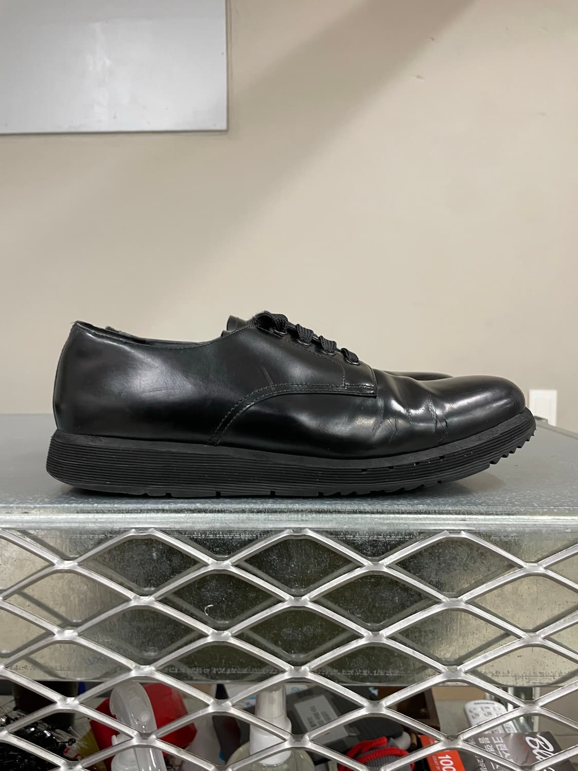 프라다 레이스업 더비 블랙 8 상품이미지4