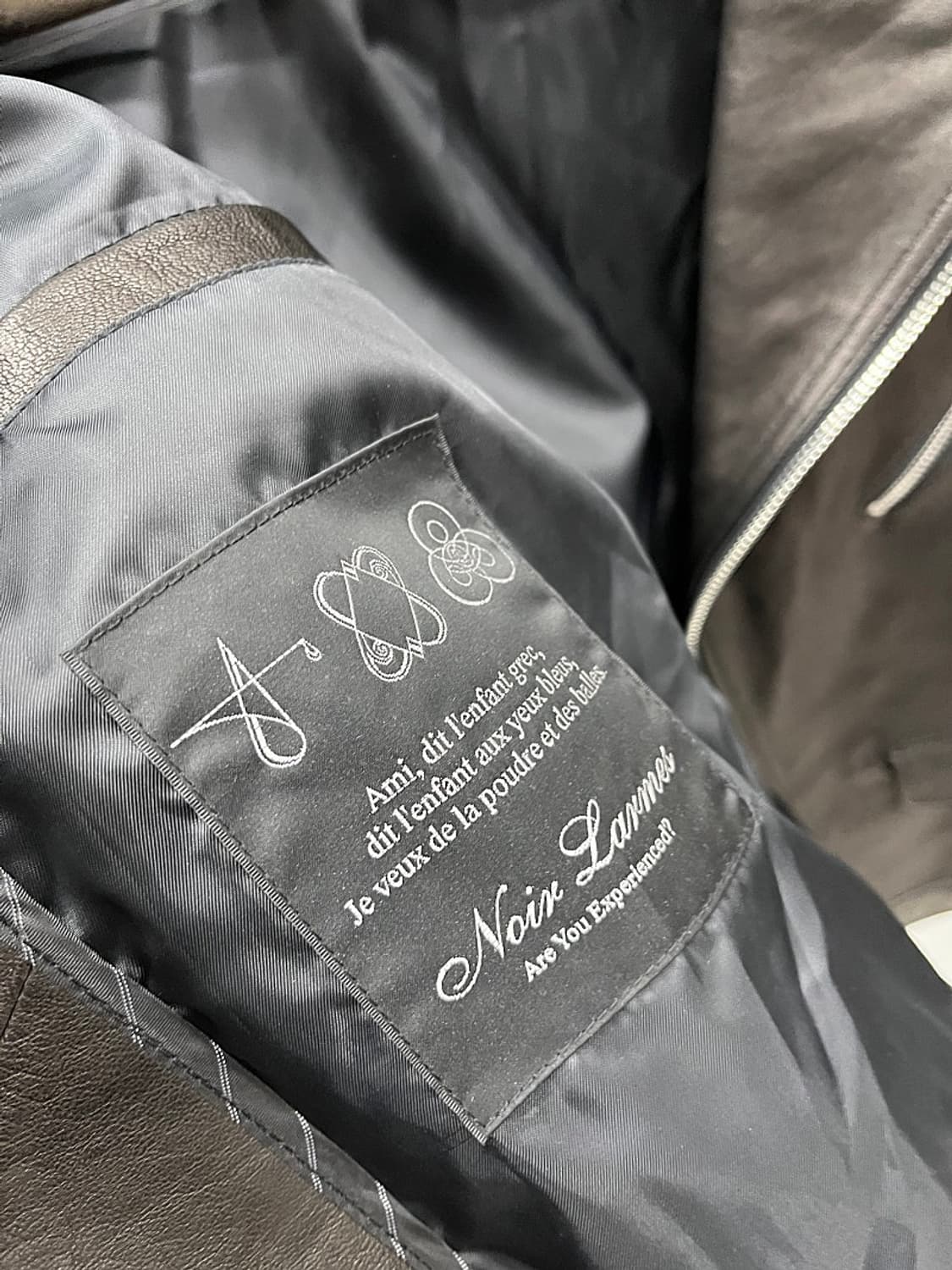 100-105) 느와르라르메스 2024 가죽자켓  상품이미지7