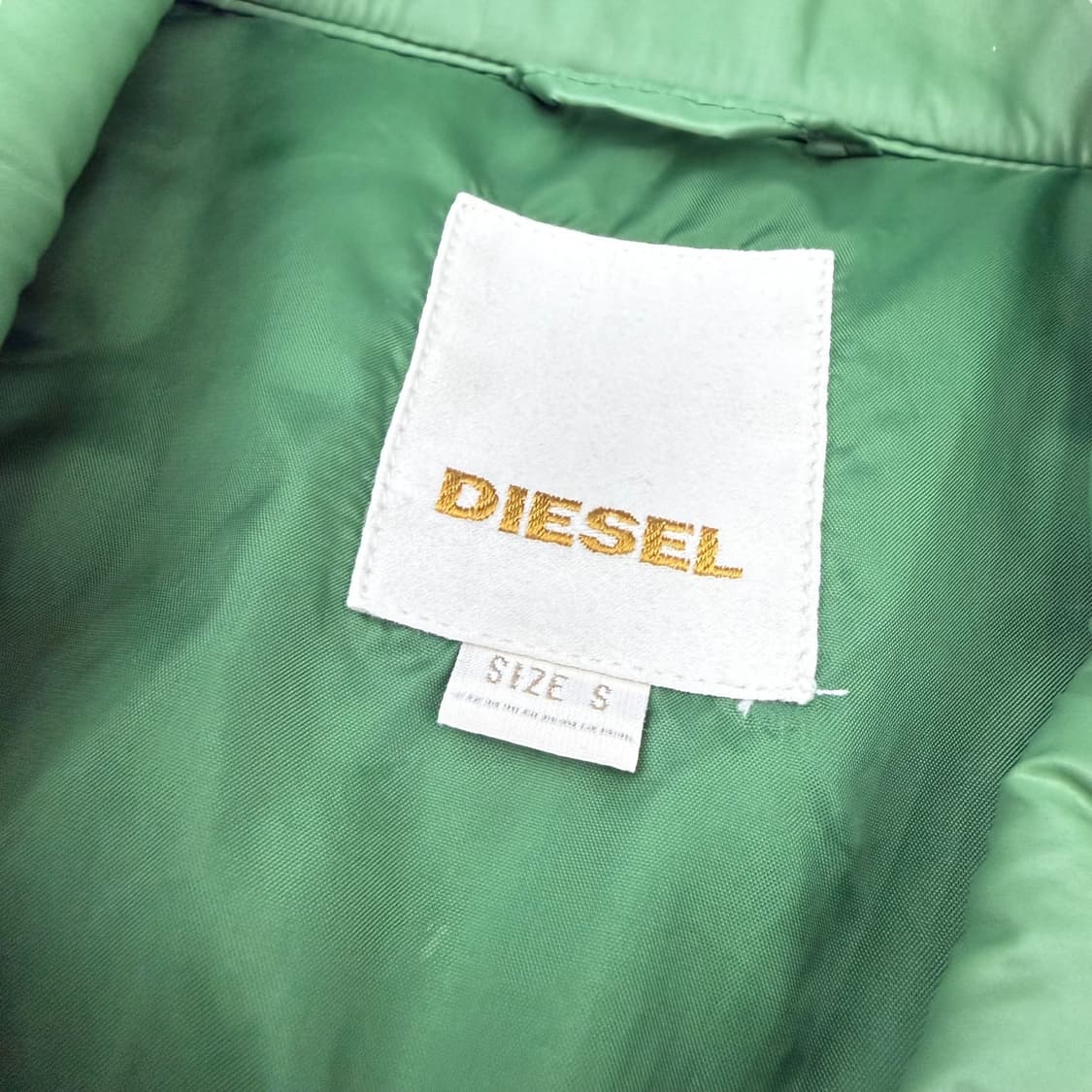 디젤 빈티지 바이커 하이넥 경량패딩 상품이미지8