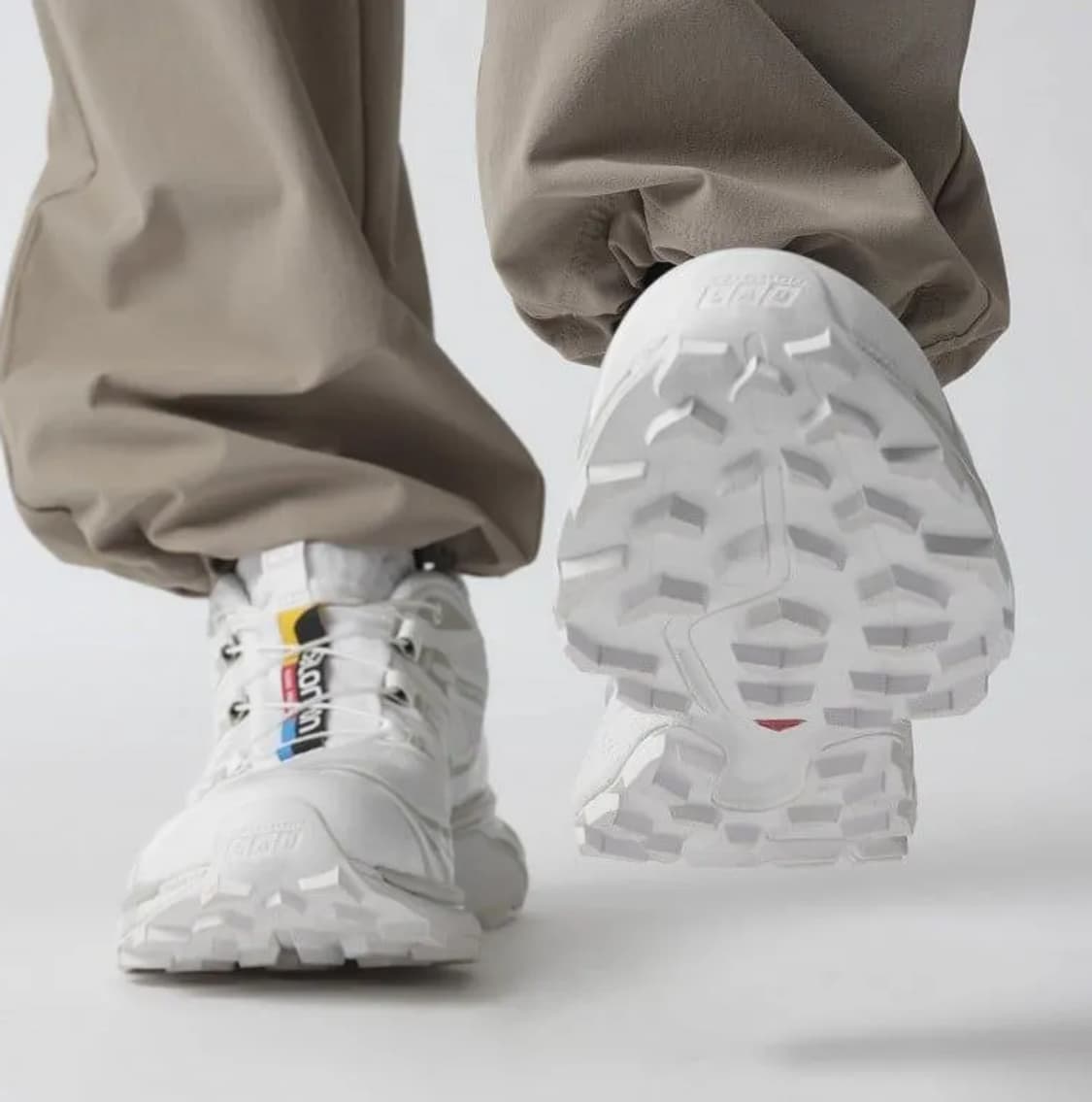 280 새제품 살로몬 XT-6 ADV 화이트 L41252900 남자 신발 상품이미지3