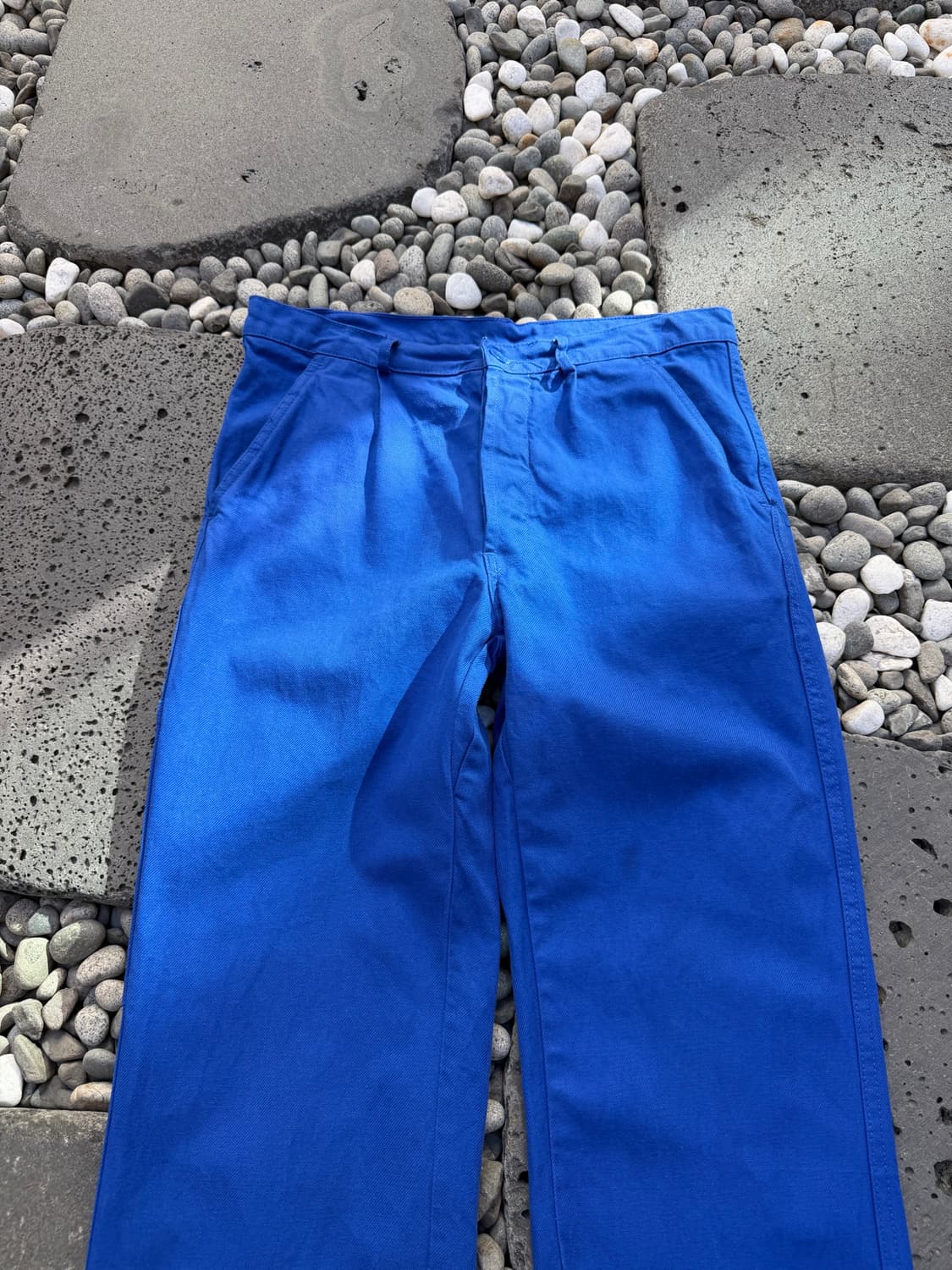 1990s PORTEX WASHED BLUE 빈티지 프렌치워크팬츠 상품이미지3
