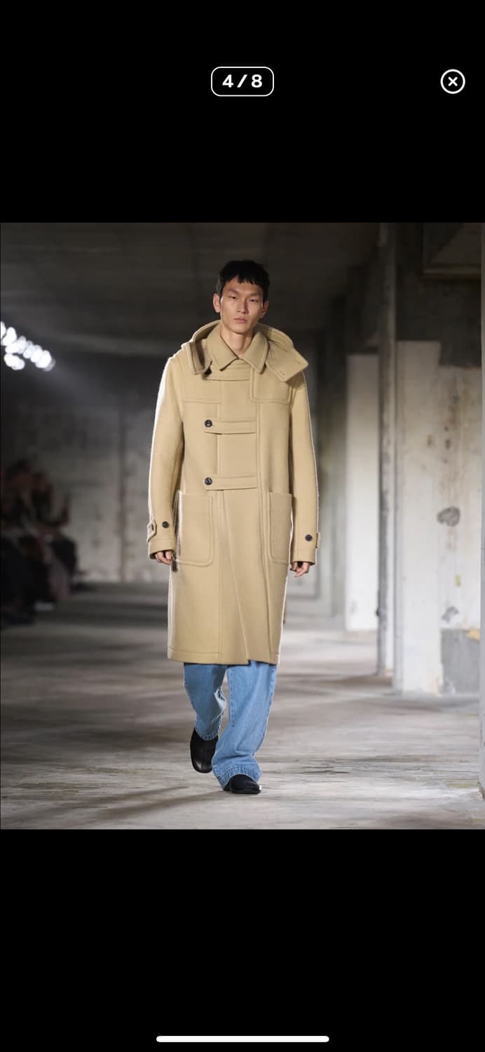 24fw 드리스반노튼 블랙 가죽 로퍼 슈즈(265) 상품이미지4