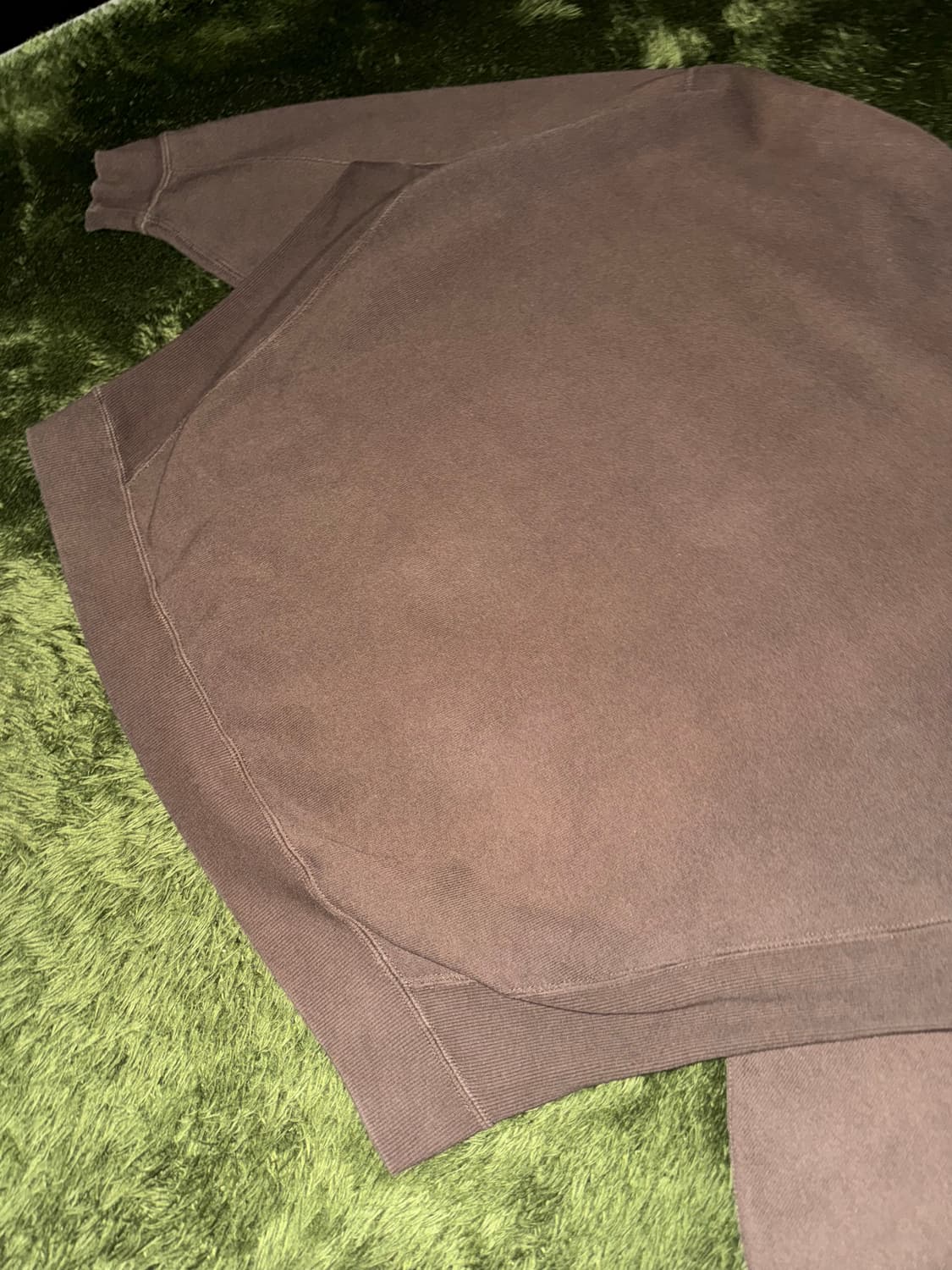 [F] 프릭스 스토어 코튼 블렌디드 빈티지 워싱 하이넥 스웻셔츠 브라운 상품이미지9