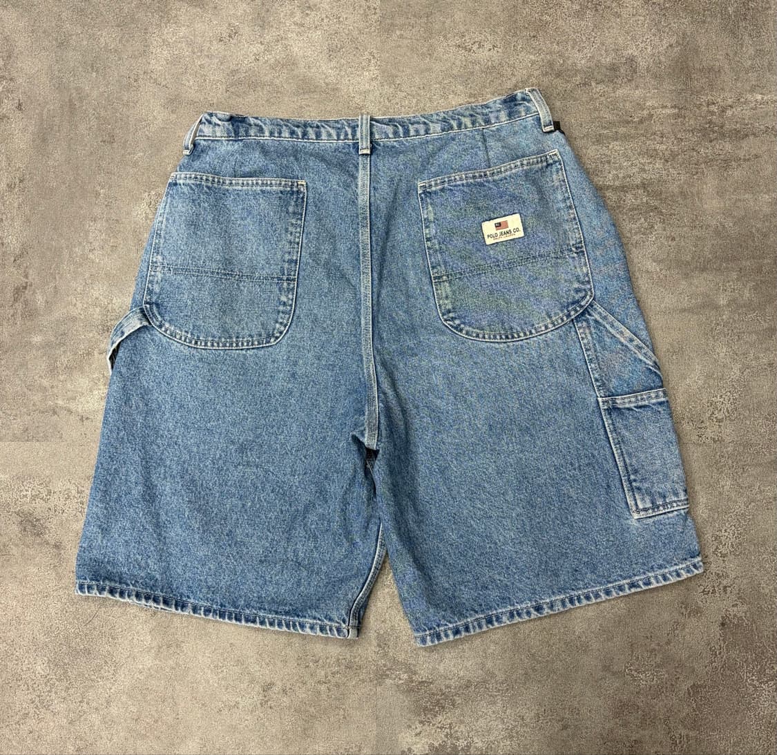 00s 폴로진스 데님 카펜터 반바지 상품이미지1