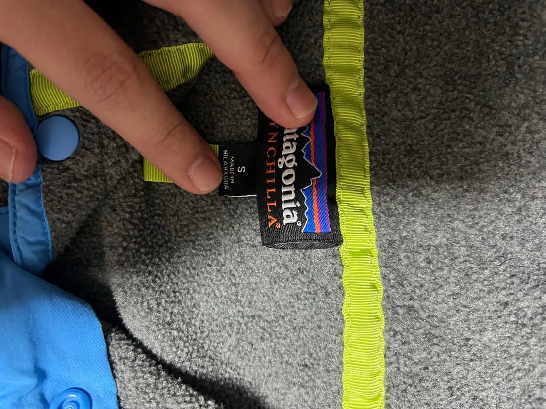 파타고니아 신칠라 그레이 블루 S 상품이미지2