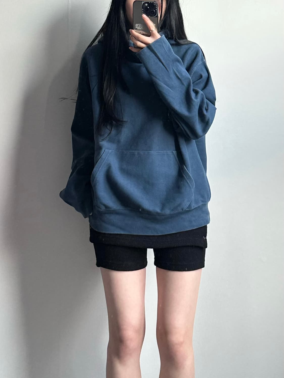 카브엠트 모크넥 네이비 스웻 후디  상품이미지1