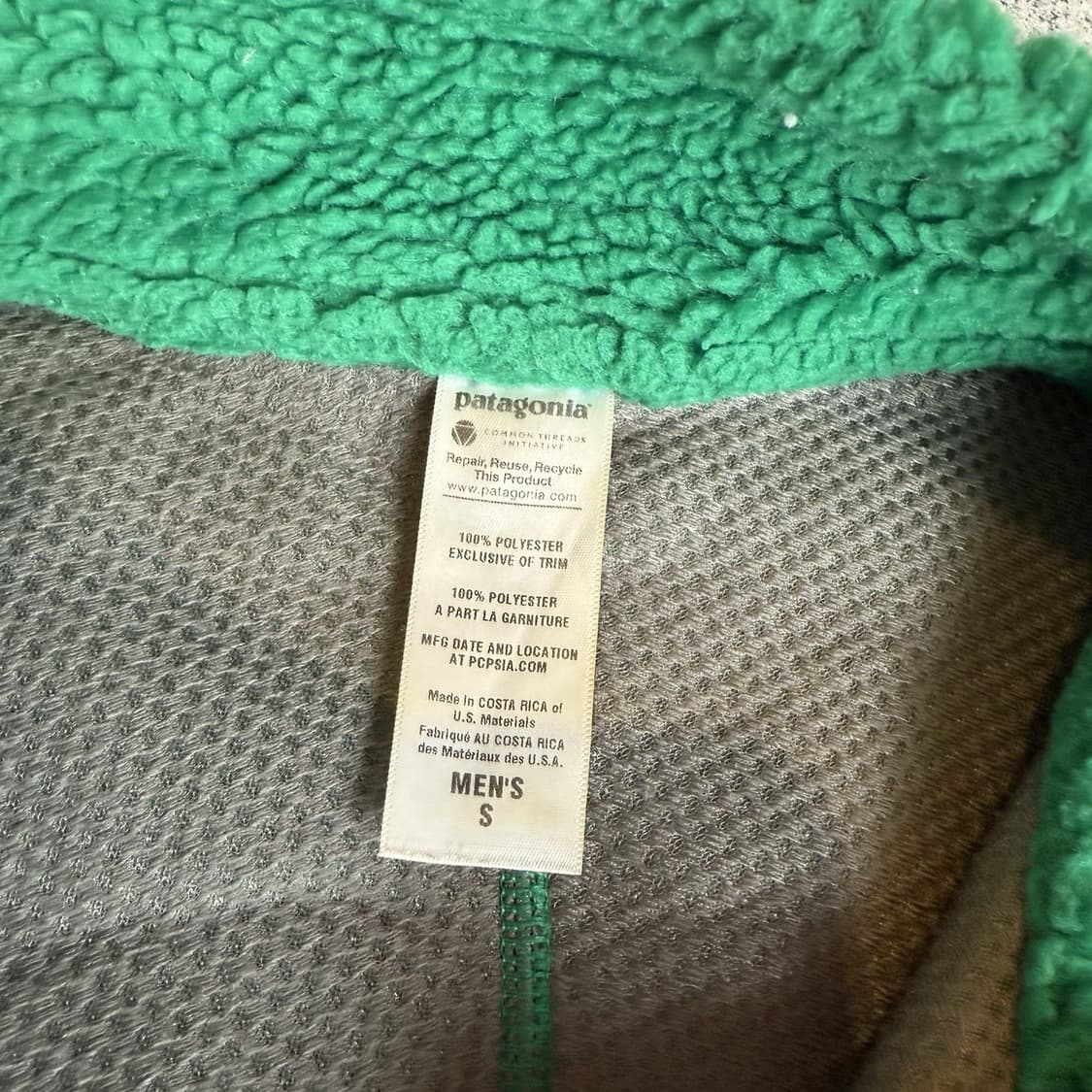 00s 파타고니아 레트로-X 그린/네이비 코스타리카 상품이미지3