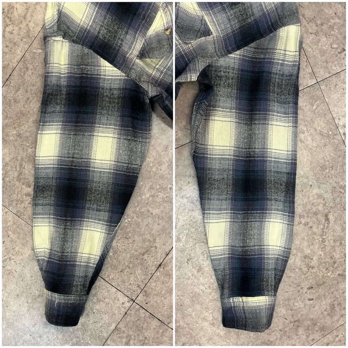 빈티지 Seahop 포켓 체크 셔츠 #csz3675 상품이미지7