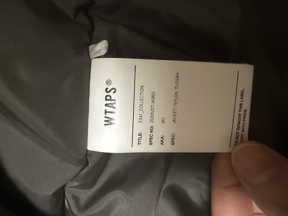 [XL] 더블탭스 wtaps MC 자켓 올리브 20AW 상품이미지4