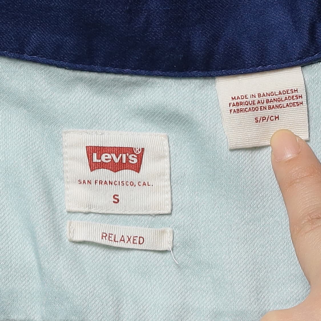 Levis’ 컬러 블록 카라 셔츠  상품이미지9