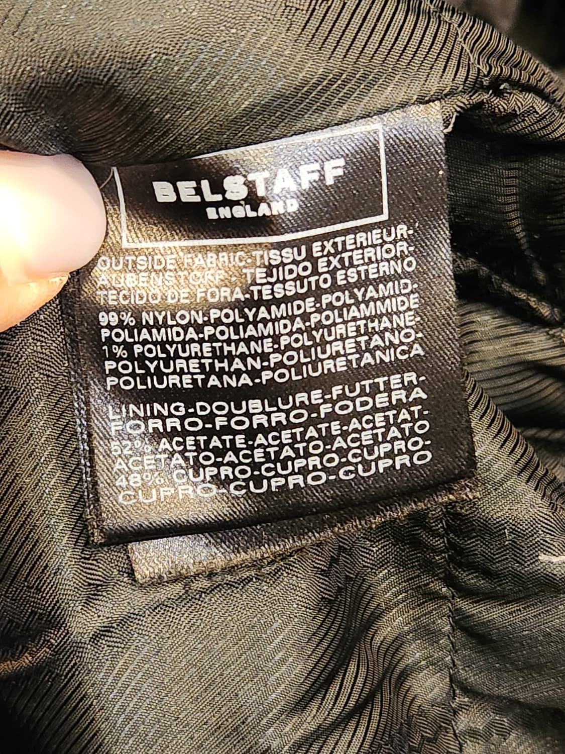 벨스타프 남성 블랙패딩 점퍼 상품이미지10