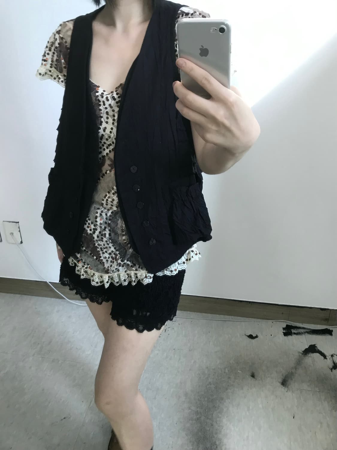빈티지 레이어드 베스트 상품이미지1