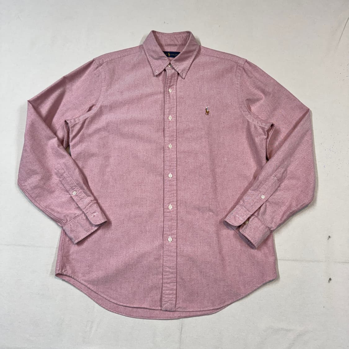 M) 폴로 랄프로렌 클래식 핑크 옥스포드 셔츠 상품이미지1