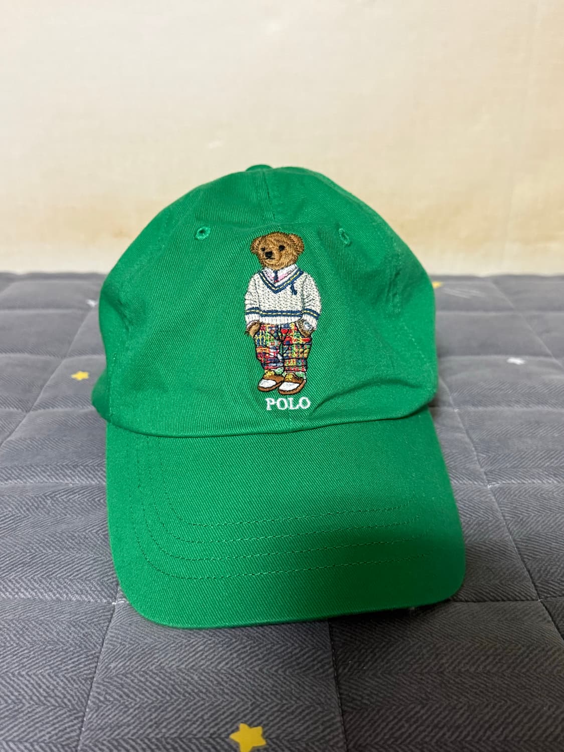 폴로 베어 모자 캡 베이지 데님 그린 polo cap 상품이미지3