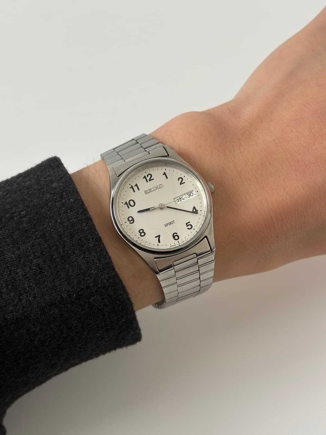 1990s Spirit Arabic Index Silver Quartz 상품이미지9