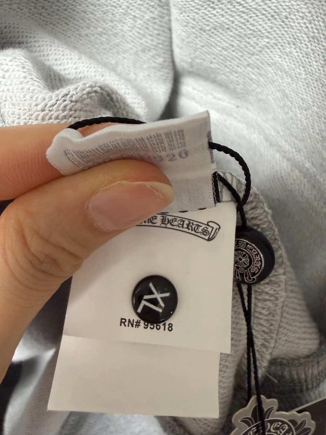 크롬하츠 그레이 후드집업 상품이미지8