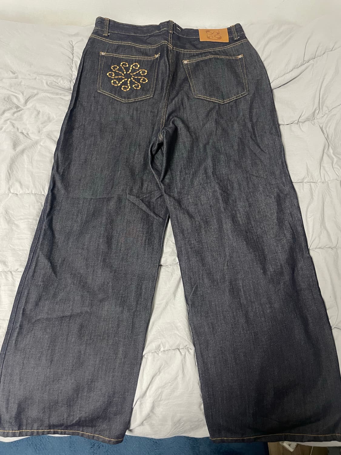 9999아카이브 Linking Wide Denim Pants 3 상품이미지5