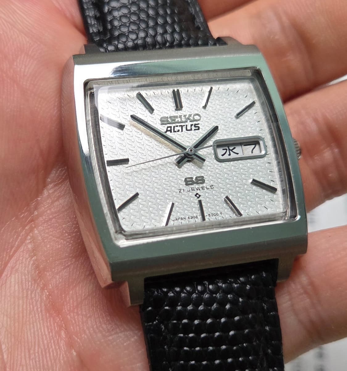 레어] 빈티지 세이코 액투스SS 테레비 순정 입체다이얼 한자 데이데이트  상품이미지7