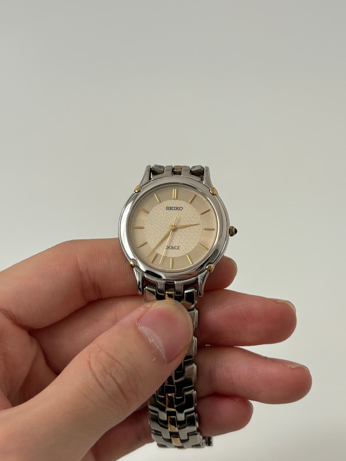 90s dolce gold dial combi quartz 상품이미지2