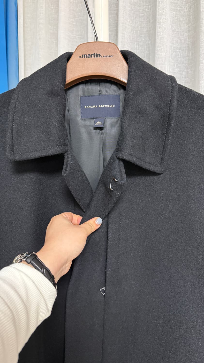 바나나리퍼블릭 블랙 코트 상품이미지5