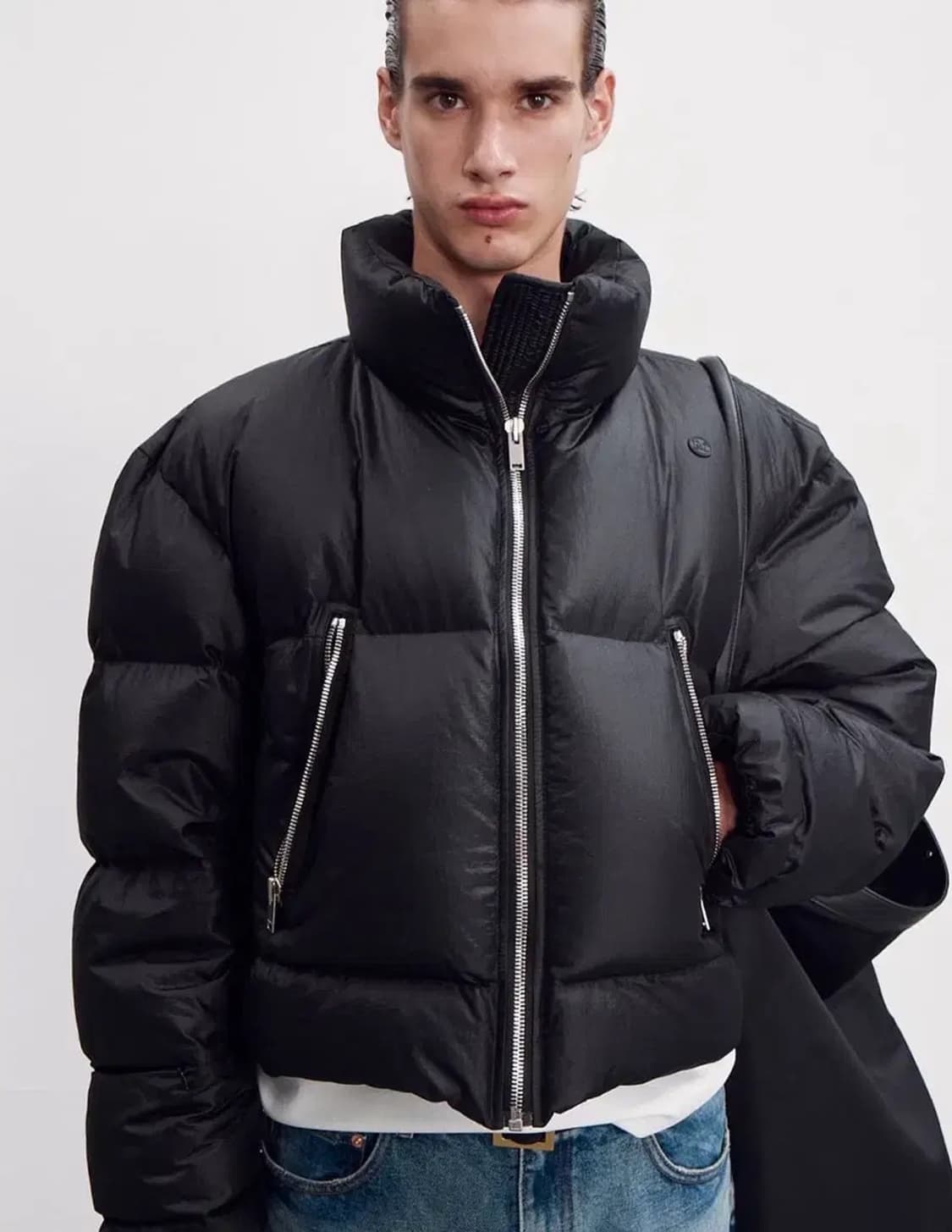 렉토 샤이닝 구스 다운 패딩 M사이즈 (새상품) 상품이미지1