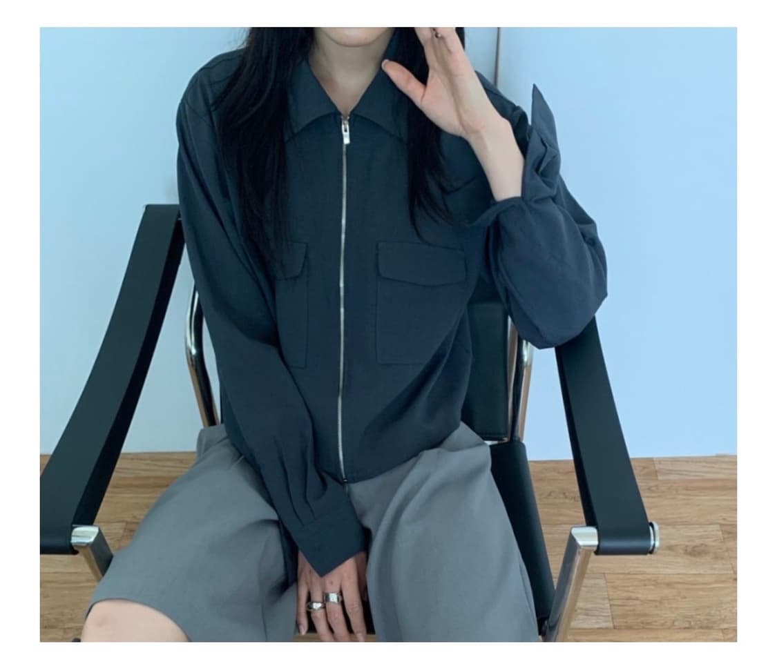 새상품) 얇은 점퍼 자켓 상품이미지4