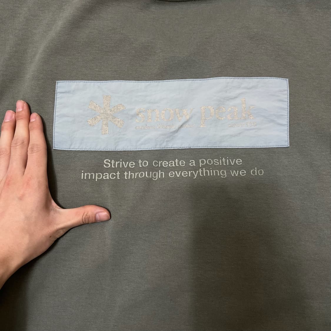 스노우피크 리플렉티브 맨투맨 XXL/110  상품이미지5