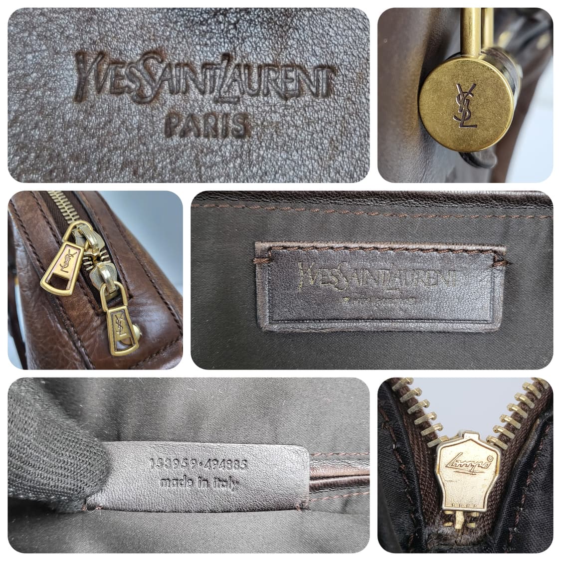 정품 생로랑(입생로랑) 뮤즈백 브라운 라지 상품이미지8